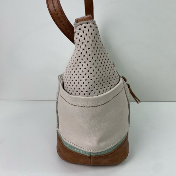 The Sak Off-White Leather Hobo Shoulder Bag‎ - Picture 6 of 16